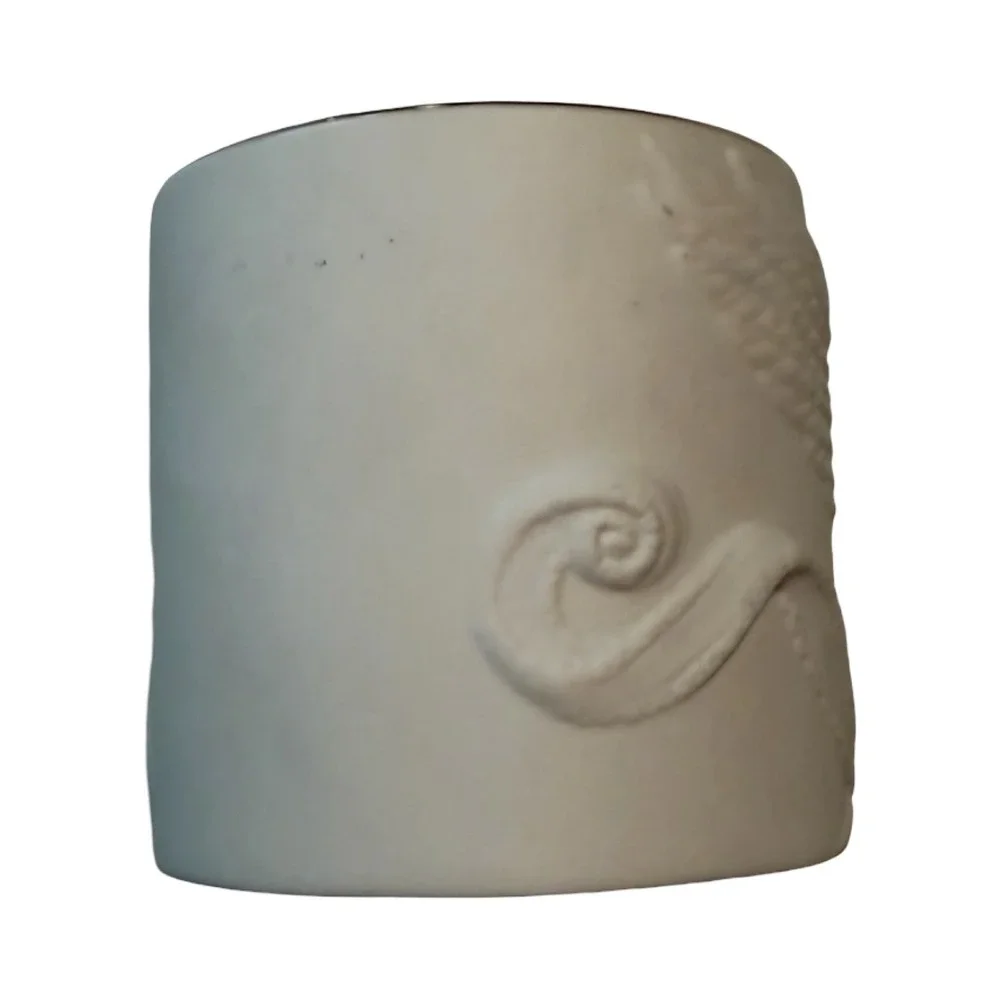 Lenox Radiant Light Dove Votive Porcelain Tea Light Holder White Gold Rim 853732
